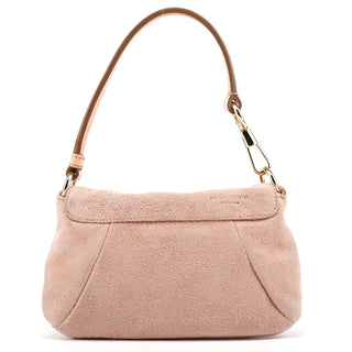 Yves Saint Laurent 2003 Soft Pink Suede Mini Nadja Bag