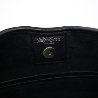 Yves Saint Laurent 2004 Black Leather Saint Tropez Shoulder Bag