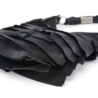 Yves Saint Laurent 2004 Black Leather Saint Tropez Shoulder Bag