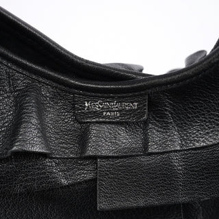 Yves Saint Laurent 2004 Black Leather Saint Tropez Shoulder Bag
