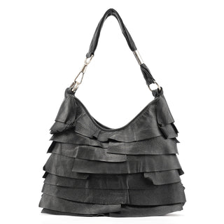 Yves Saint Laurent 2004 Black Leather Saint Tropez Shoulder Bag