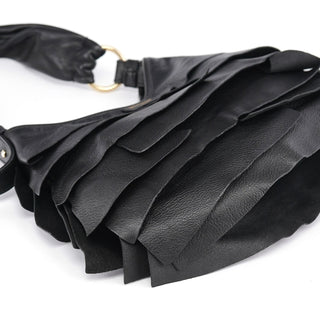 Yves Saint Laurent 2004 Black Leather St Tropez Shoulder Bag