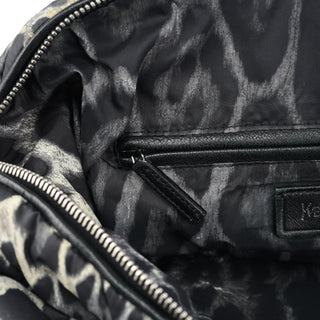 Yves Saint Laurent 208315 Leopard Nylon Y Boston Bag