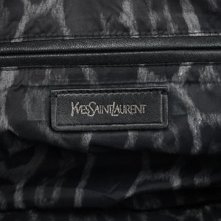 Yves Saint Laurent 208315 Leopard Nylon Y Boston Bag