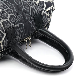 Yves Saint Laurent 208315 Leopard Nylon Y Boston Bag