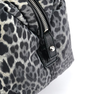 Yves Saint Laurent 208315 Leopard Nylon Y Boston Bag