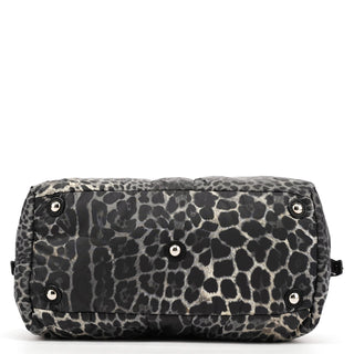 Yves Saint Laurent 208315 Leopard Nylon Y Boston Bag