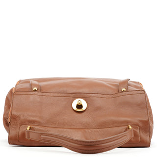 Yves Saint Laurent 229563 Brown Leather Muse Two 2-Way Bag