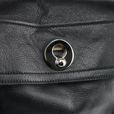 Yves Saint Laurent 229680 Black Beige Leather Muse Two Bag