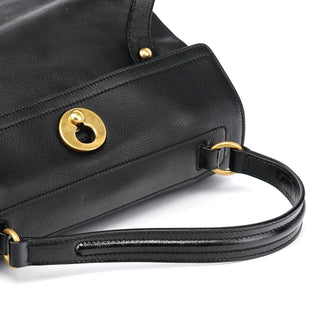 Yves Saint Laurent 229680 Black Leather Muse Two Bag
