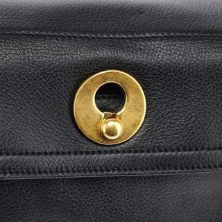 Yves Saint Laurent 229680 Black Leather Muse Two Bag