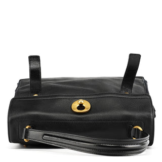Yves Saint Laurent 229680 Black Leather Muse Two Bag