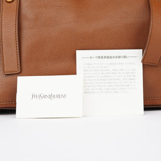 Yves Saint Laurent 229680 Brown Leather Muse Two Bag