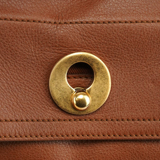 Yves Saint Laurent 229680 Brown Leather Muse Two Bag