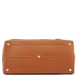 Yves Saint Laurent 229680 Brown Leather Muse Two Bag
