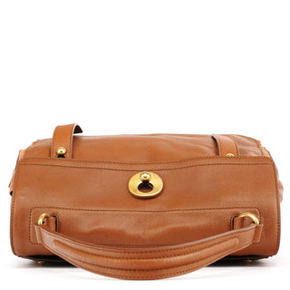 Yves Saint Laurent 229680 Brown Leather Muse Two Bag