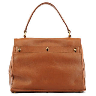 Yves Saint Laurent 229680 Brown Leather Muse Two Bag