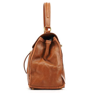 Yves Saint Laurent 229680 Brown Leather Muse Two Bag