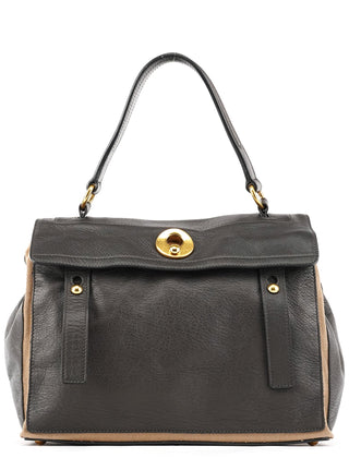 Yves Saint Laurent 229680 Brown Leather Muse Two Bag