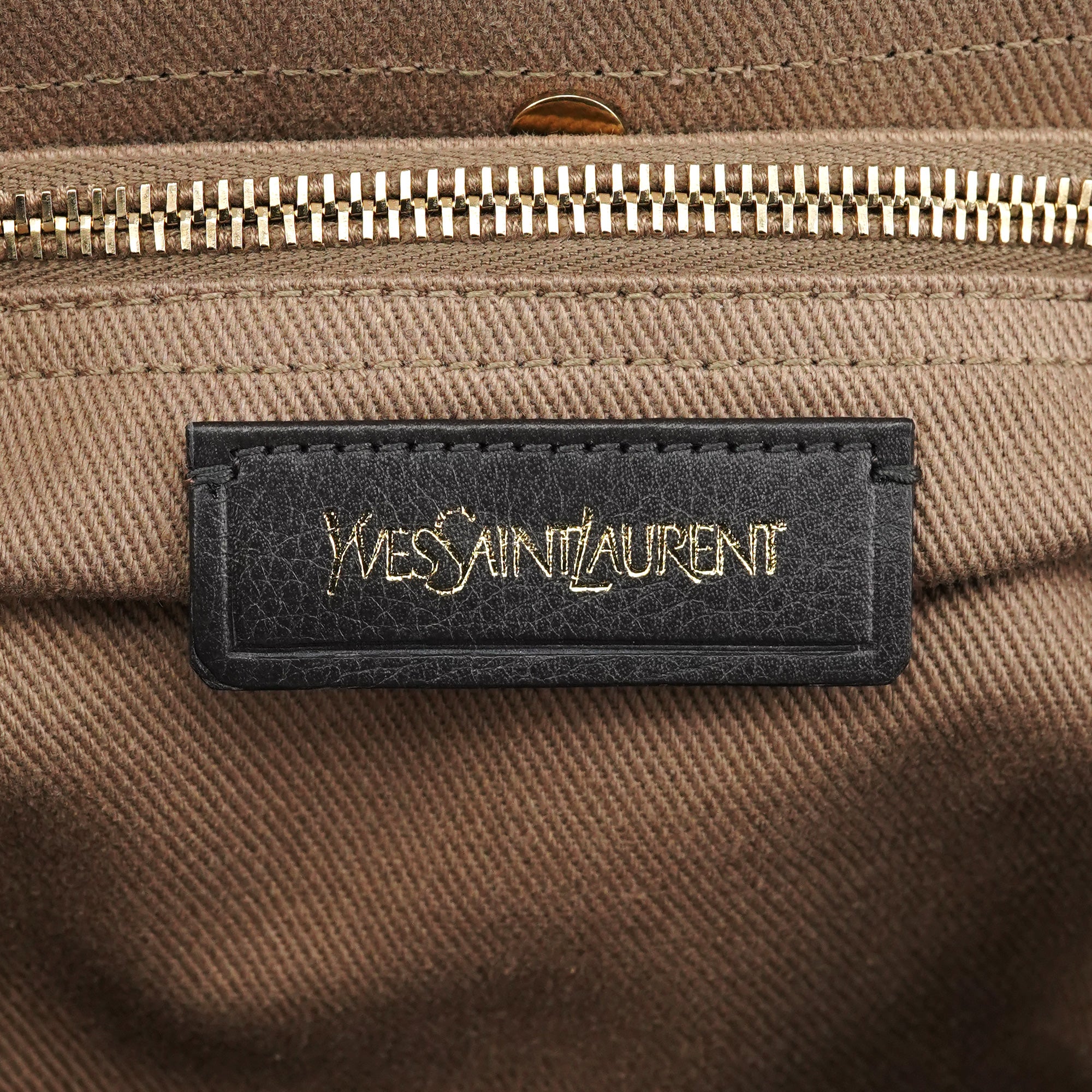 Yves Saint Laurent 229680 Brown Leather Muse Two Bag