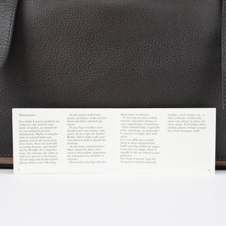 Yves Saint Laurent 229680 Brown Leather Muse Two Bag