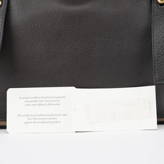 Yves Saint Laurent 229680 Brown Leather Muse Two Bag