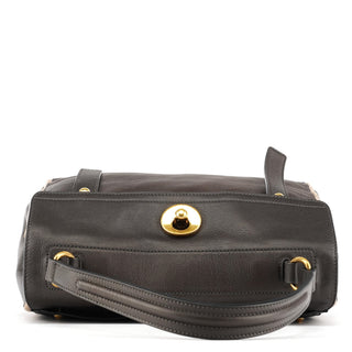 Yves Saint Laurent 229680 Brown Leather Muse Two Bag