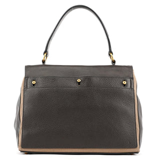 Yves Saint Laurent 229680 Brown Leather Muse Two Bag