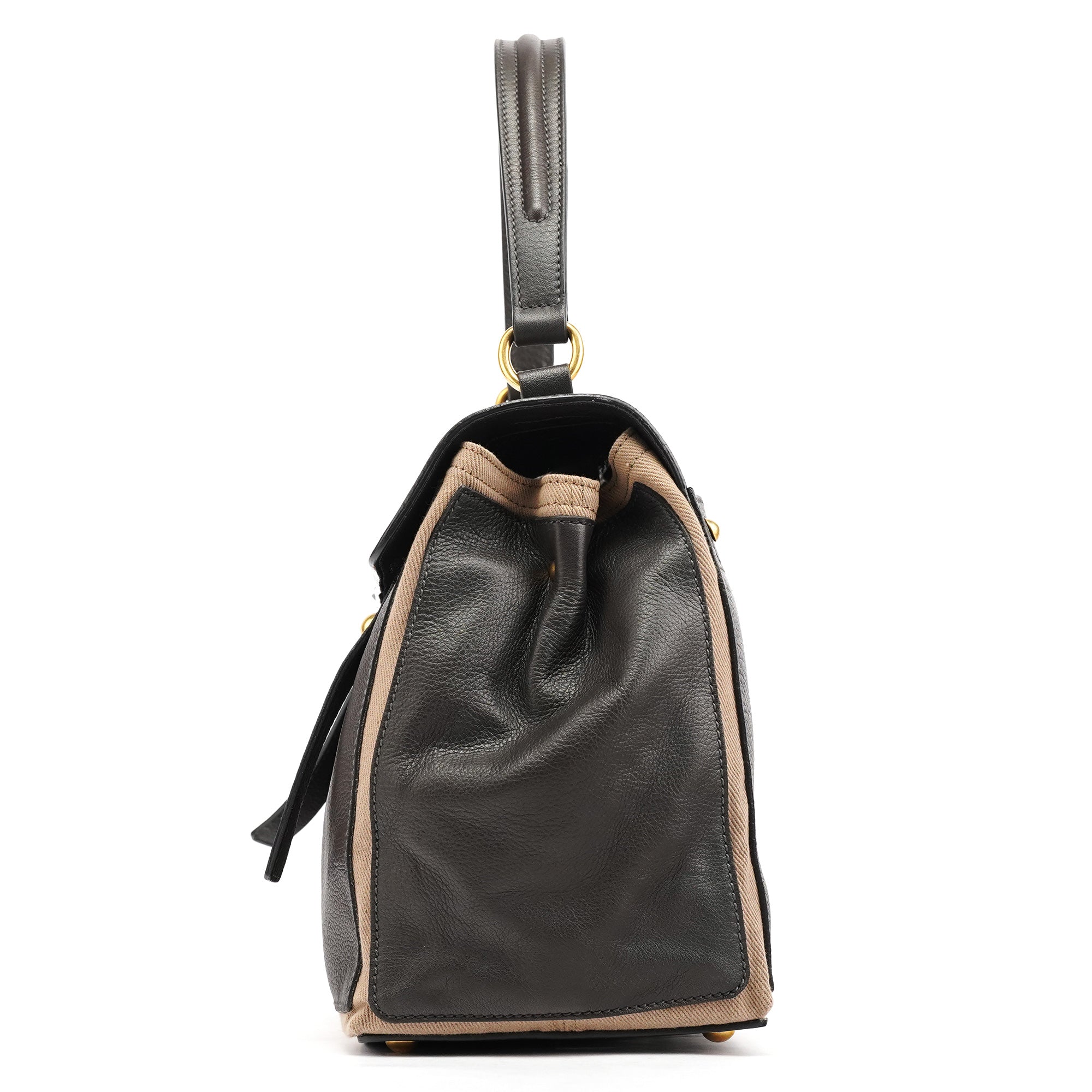 Yves Saint Laurent 229680 Brown Leather Muse Two Bag