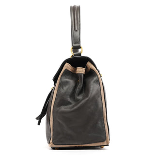 Yves Saint Laurent 229680 Brown Leather Muse Two Bag