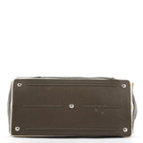Yves Saint Laurent 229680 Grey Ivory Leather Muse Two Bag