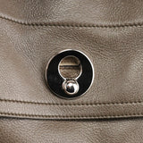 Yves Saint Laurent 229680 Grey Ivory Leather Muse Two Bag