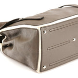 Yves Saint Laurent 229680 Grey Ivory Leather Muse Two Bag