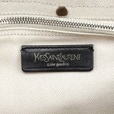 Yves Saint Laurent 229680 Grey Ivory Leather Muse Two Bag