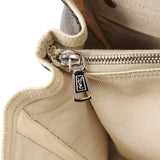 Yves Saint Laurent 229680 Grey Ivory Leather Muse Two Bag