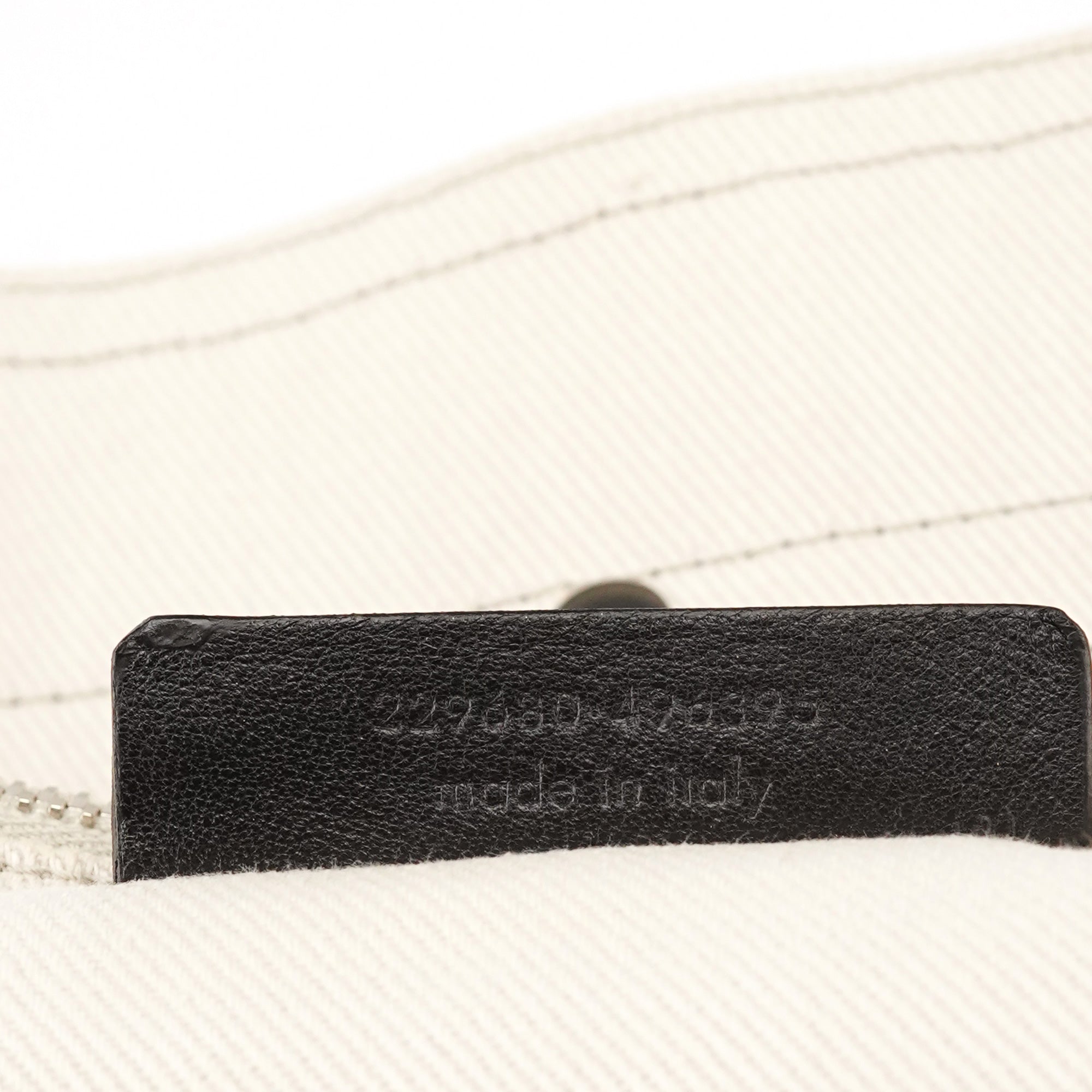 Yves Saint Laurent 229680 Grey Ivory Leather Muse Two Bag