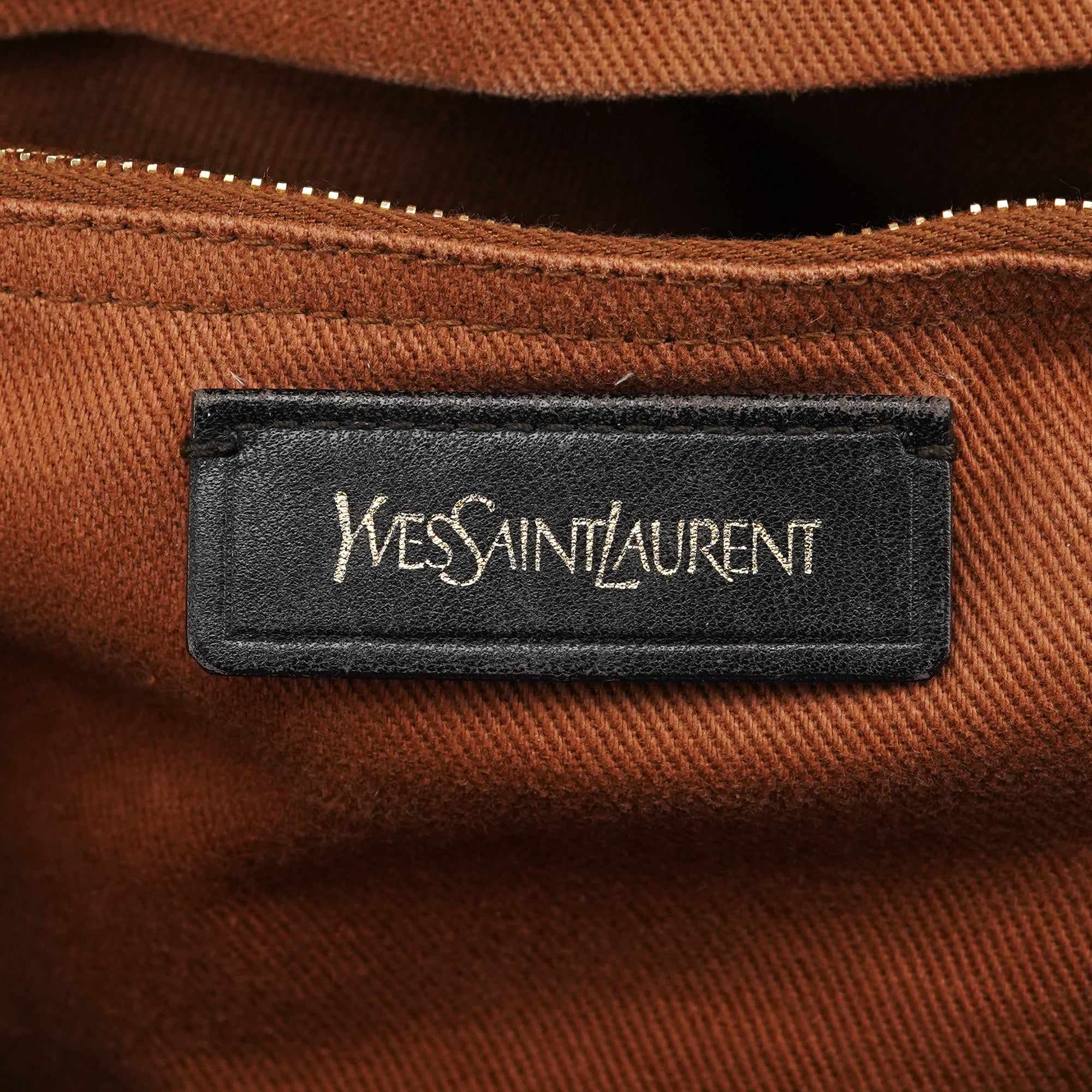 Yves Saint Laurent 229680 Light Brown Leather Muse Two Bag
