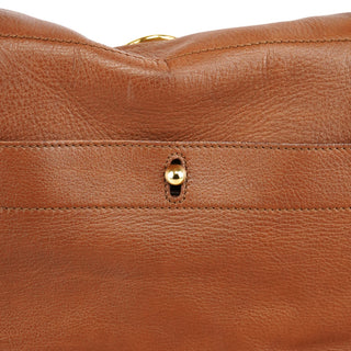 Yves Saint Laurent 229680 Light Brown Leather Muse Two Bag