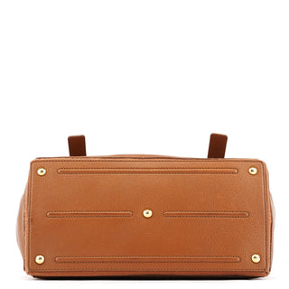 Yves Saint Laurent 229680 Light Brown Leather Muse Two Bag