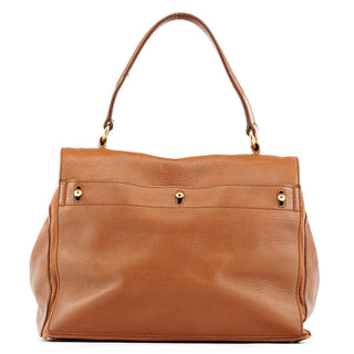 Yves Saint Laurent 229680 Light Brown Leather Muse Two Bag