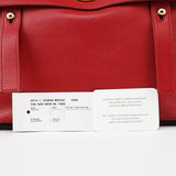 Yves Saint Laurent 229680 Red Leather Muse Two Bag