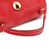 Yves Saint Laurent 229680 Red Leather Muse Two Bag