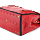 Yves Saint Laurent 229680 Red Leather Muse Two Bag