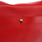 Yves Saint Laurent 229680 Red Leather Muse Two Bag