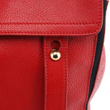 Yves Saint Laurent 229680 Red Leather Muse Two Bag