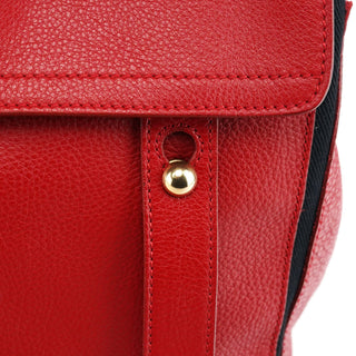Yves Saint Laurent 229680 Red Leather Muse Two Bag