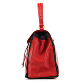 Yves Saint Laurent 229680 Red Leather Muse Two Bag