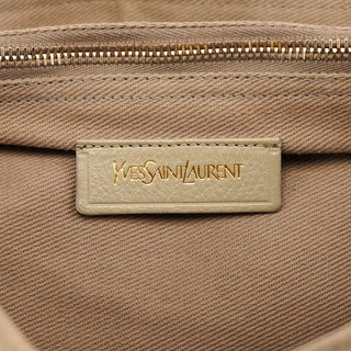 Yves Saint Laurent 229680 Taupe Leather Muse Two Bag