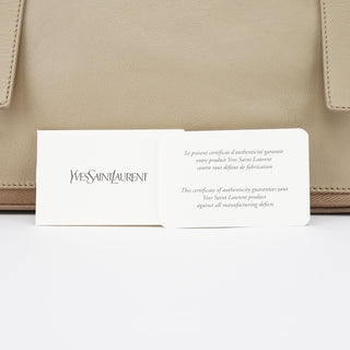 Yves Saint Laurent 229680 Taupe Leather Muse Two Bag