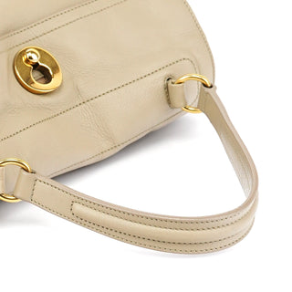 Yves Saint Laurent 229680 Taupe Leather Muse Two Bag